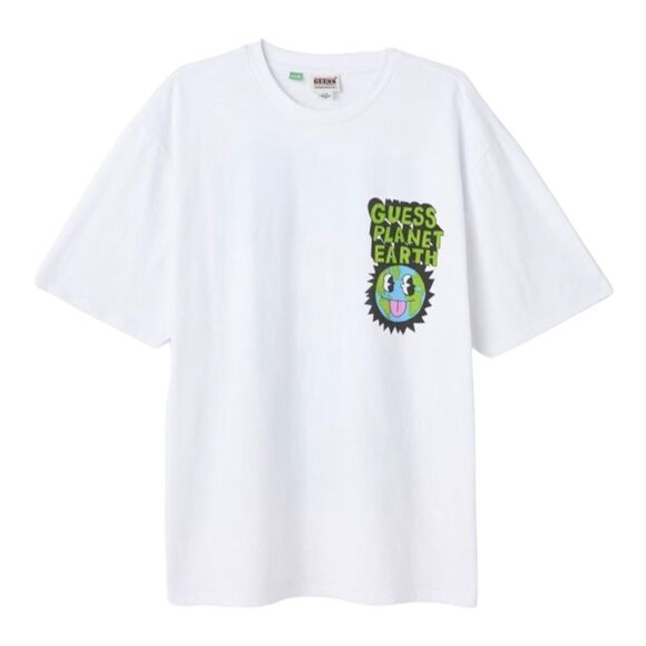 GUESS UO Urban Outfitters ORIGINALS Earth Day Planet Tee Shirt T-Shirt NEW M - Picture 2 of 5